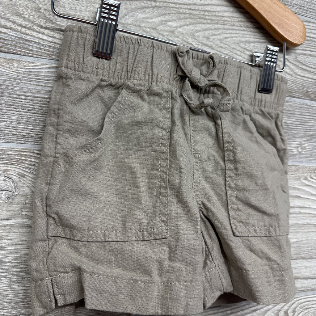Linen Blend Shorts 4-5