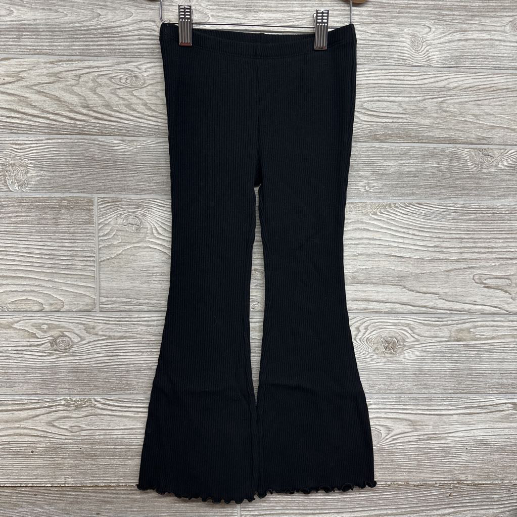 Ribbed Flare Pants Lettuce Trim 5T