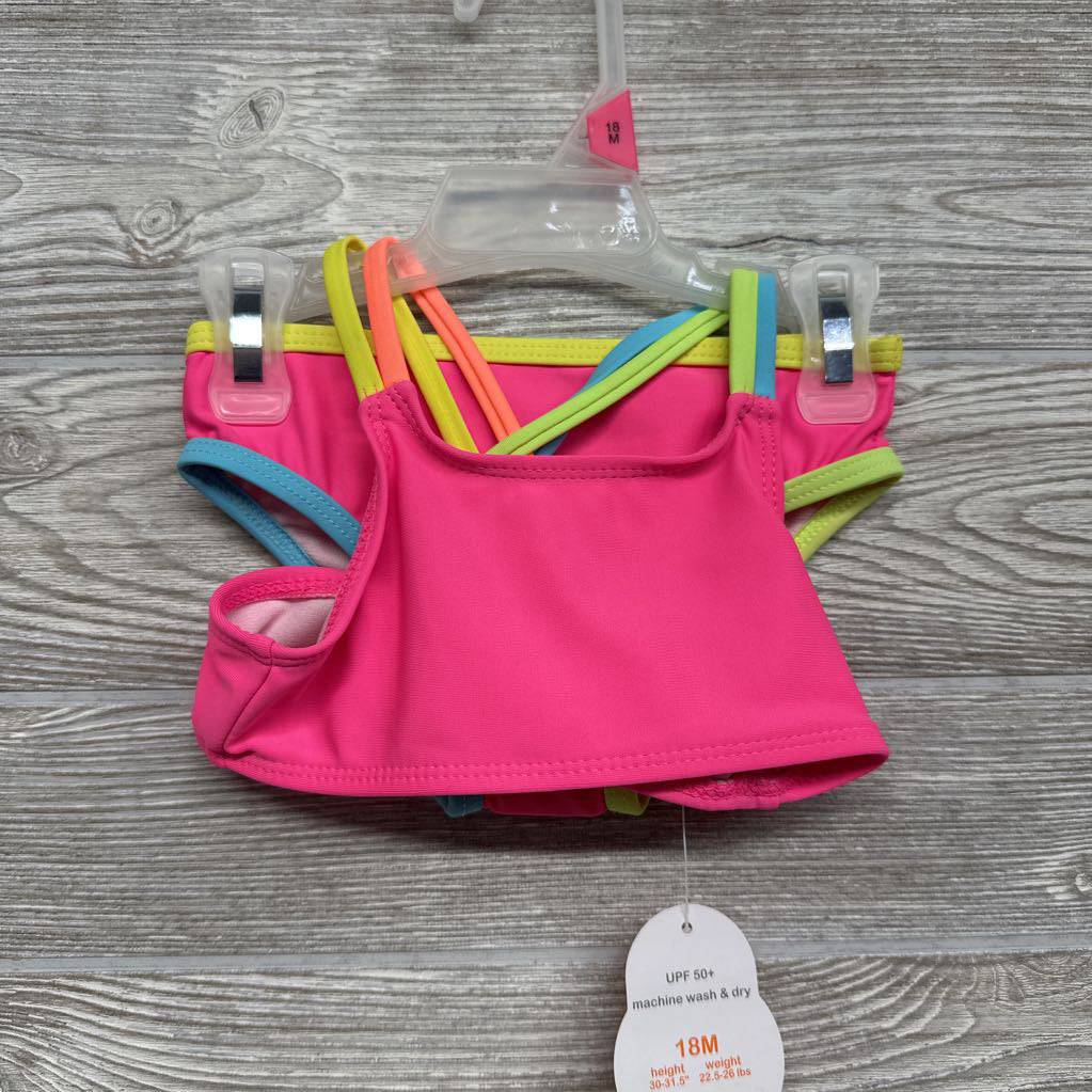 NEW 2 Pc Strappy Swimsuit 18M