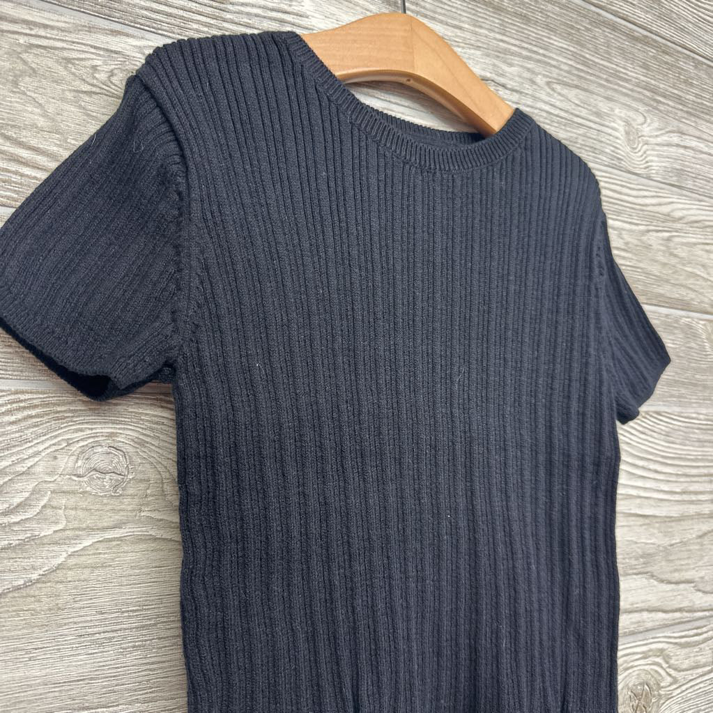 Ribbed Knit Sweater Shirt 7-8
