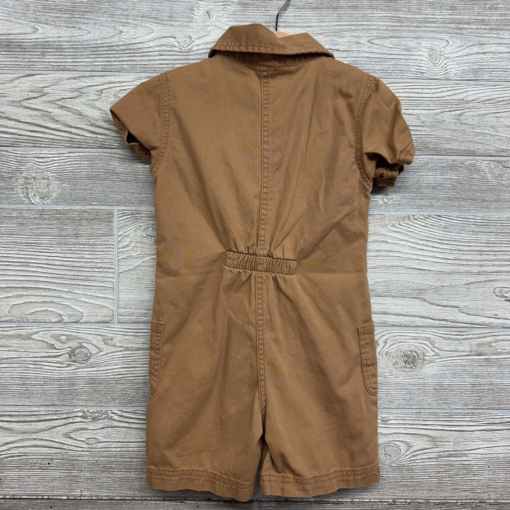 Button Up Utility Romper 5T