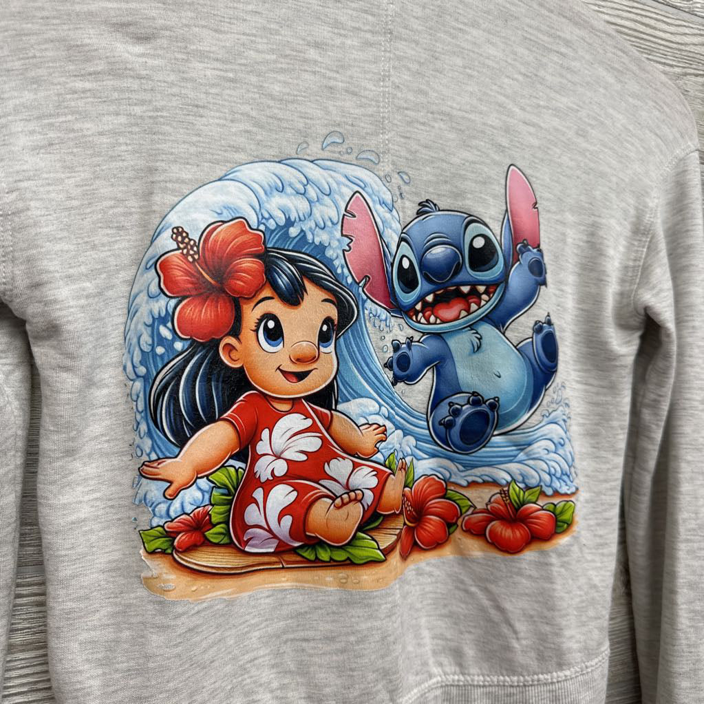 Modal Crewneck Lilo & Stitch Screen Print 8