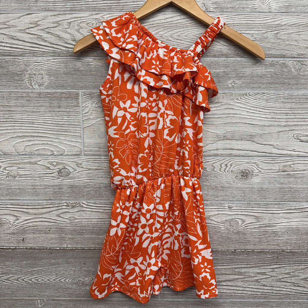 Textured Tank Romper Flowers 10