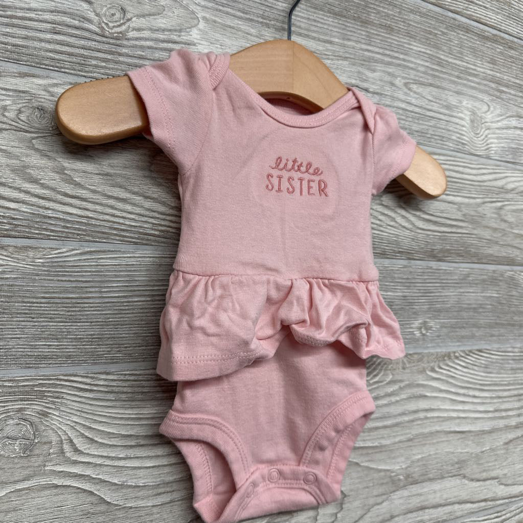 Skirted Bodysuit Little Sister NB