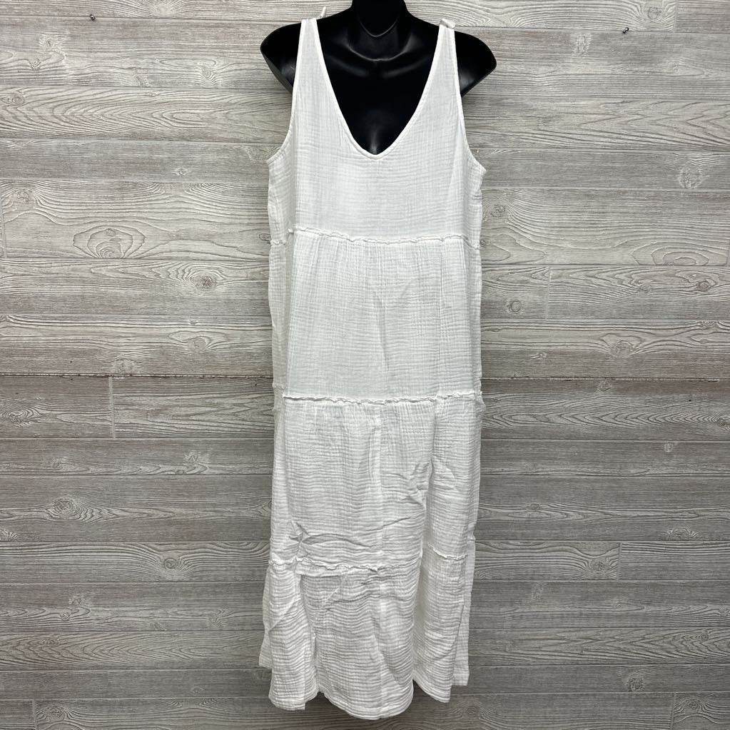 NEW Tie Strap Tiered Maxi Dress XL