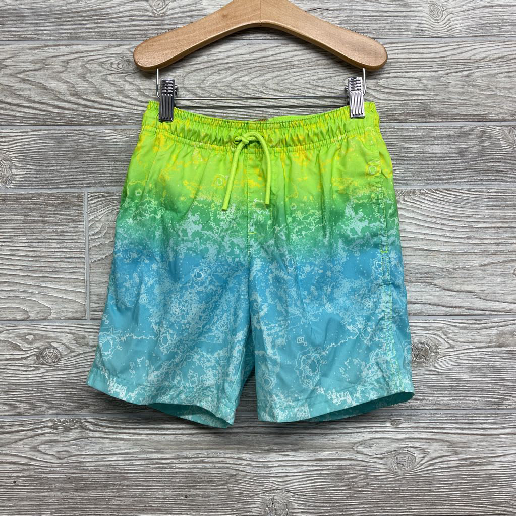 Drawstring Swim Trunks Printed 8