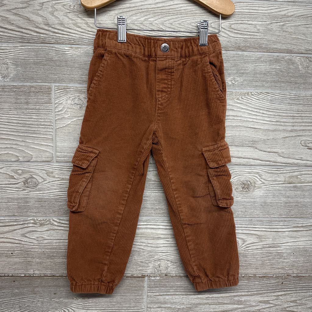 Cord Cargo Joggers 3-4