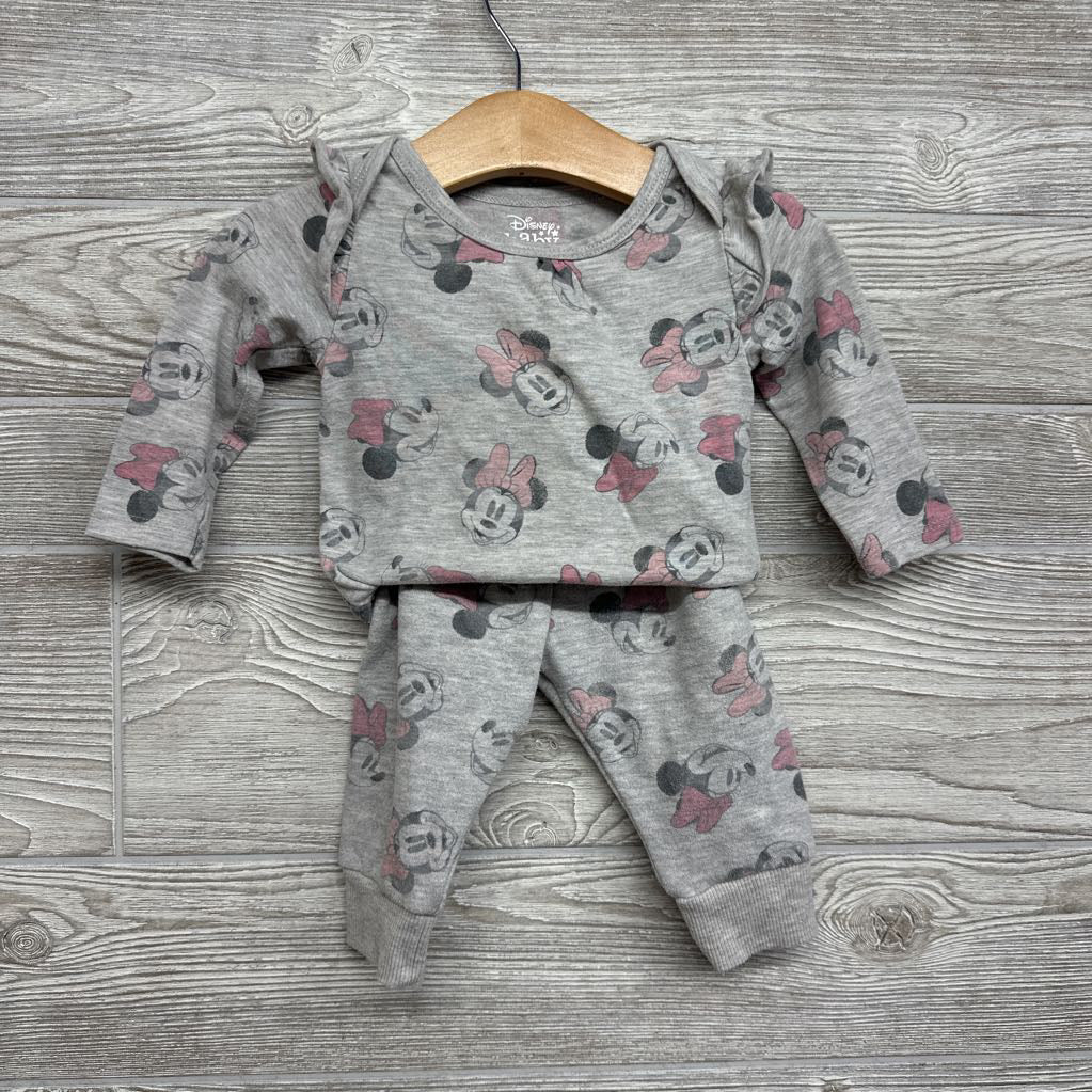 LS Bodysuit & Sweatpants Minnie Mouse 9M