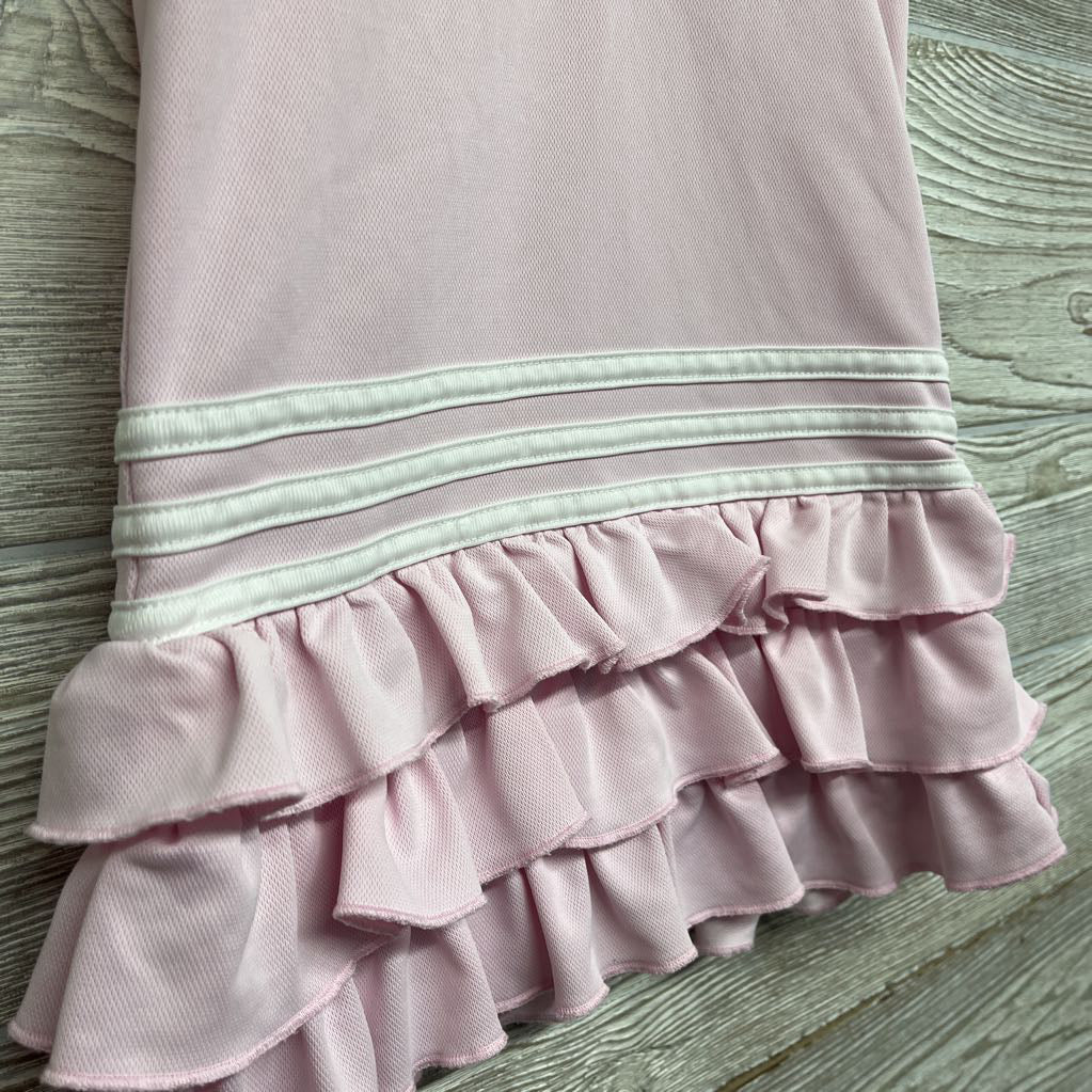 Mesh Ruffle Polo Dress 4T