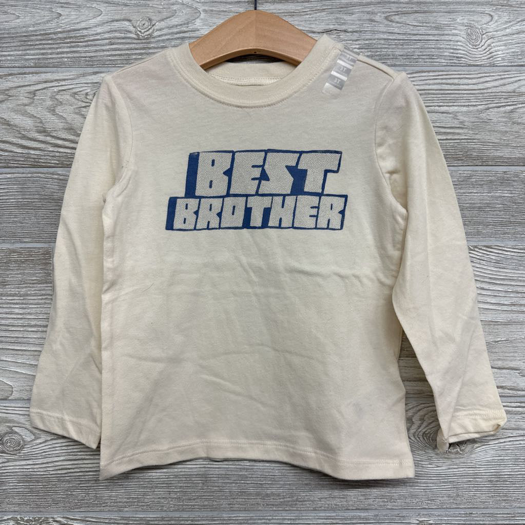 NEW LS Shirt Best Brother 3T