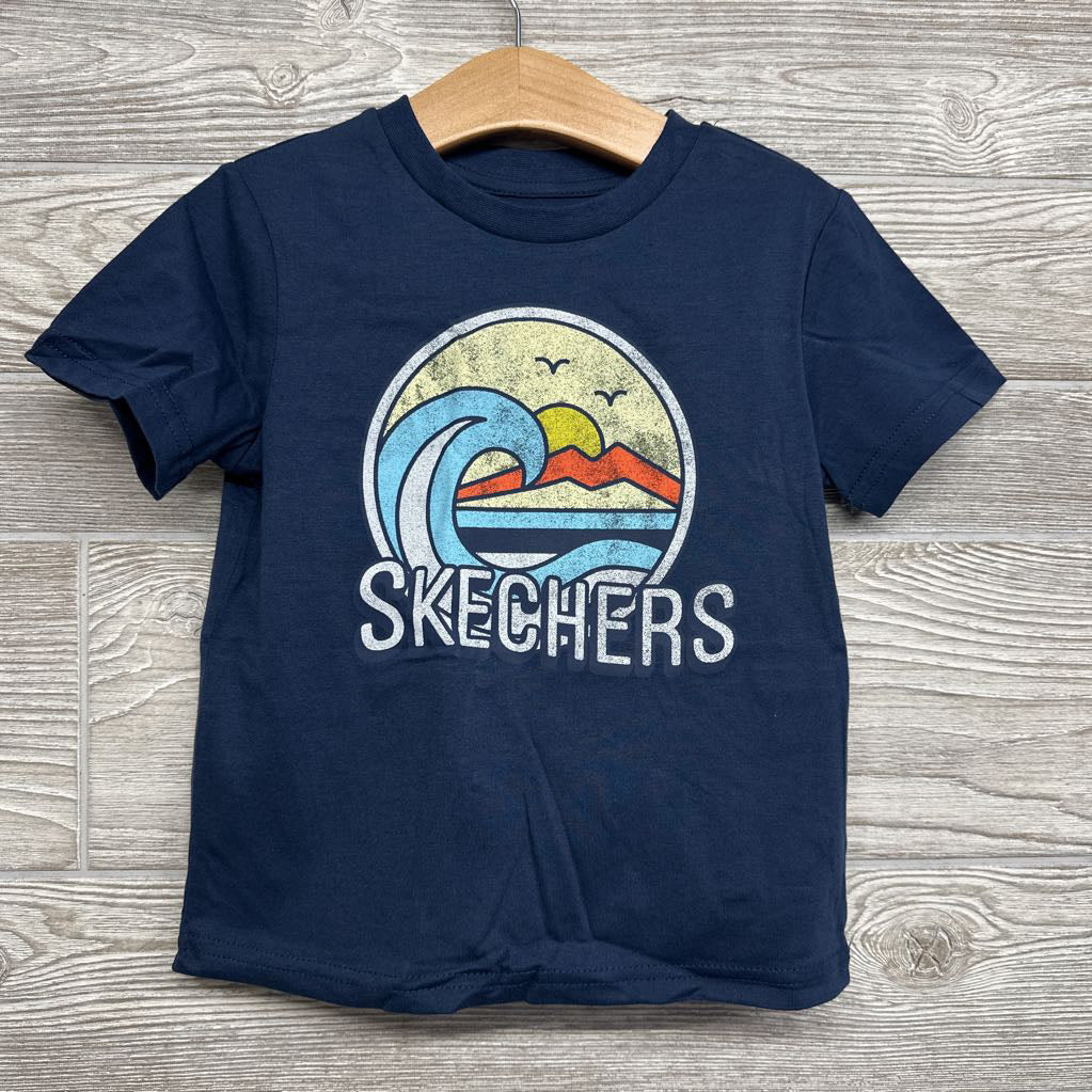 Nw/oT Shirt Waves & Mesh Active Shorts 3T