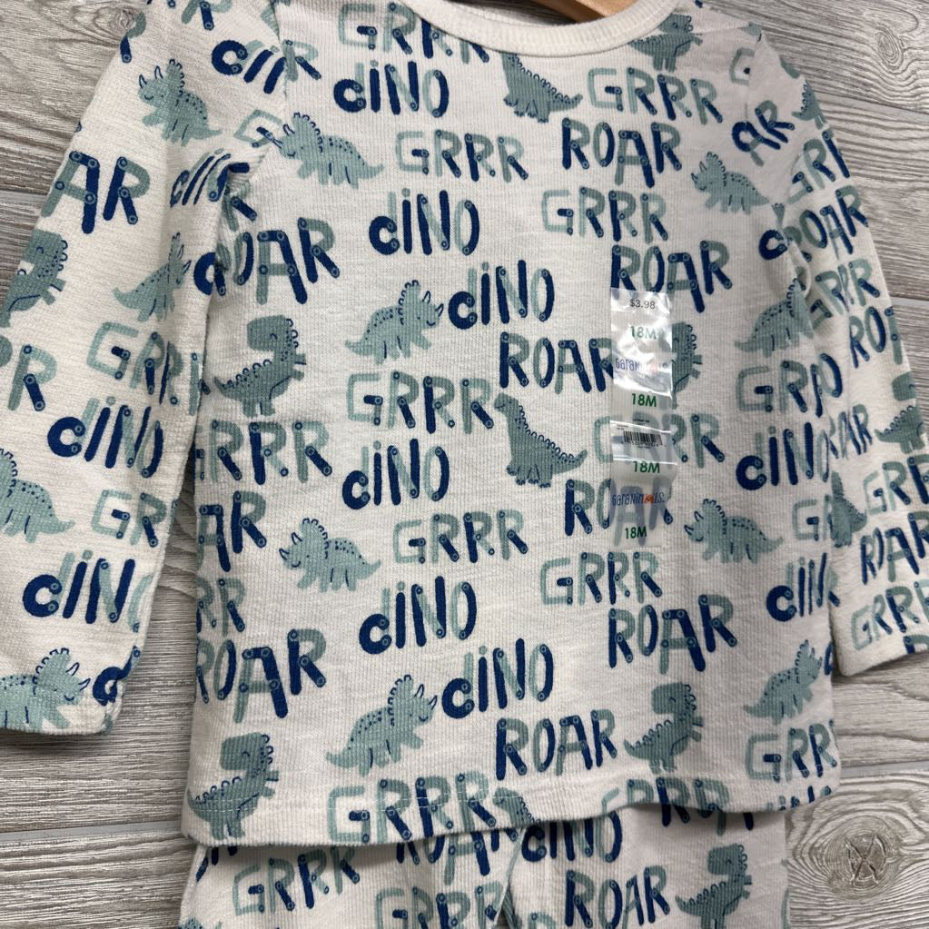 NEW LS Shirt & Pants Grrr Roar 18M