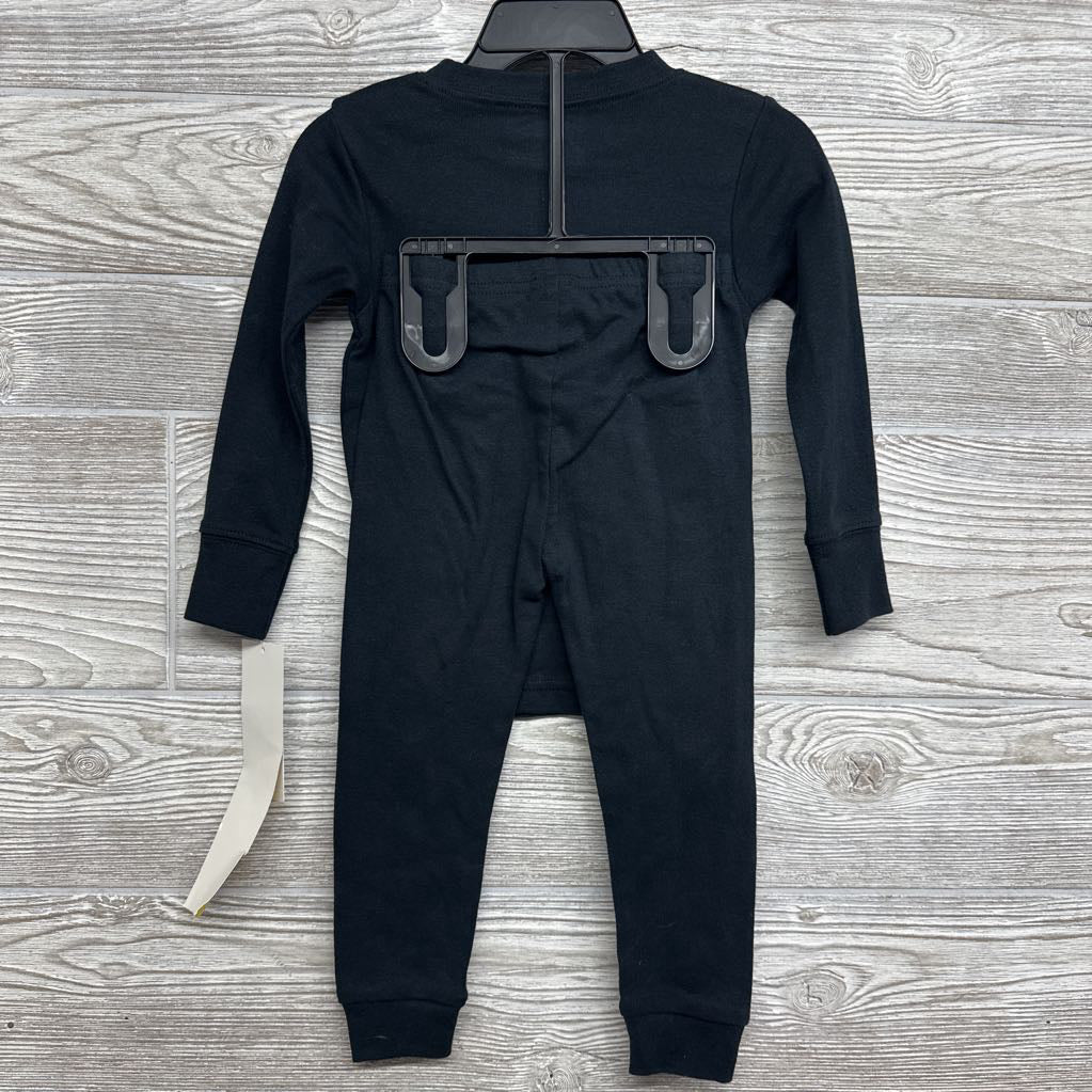NEW 2 Pc LS PJs Skeleton Boo 18M