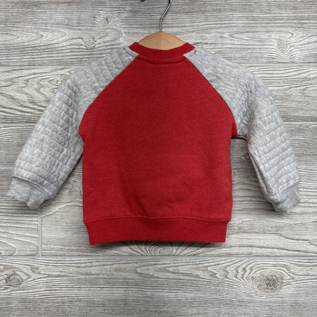 Crewneck Smoochy Kiss Hearts 18M