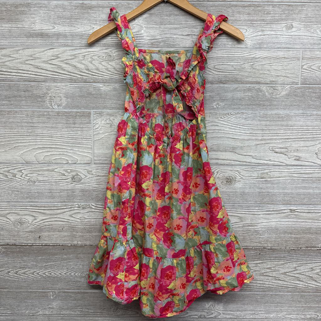 Flutter Strap Dress Flowers 7-8