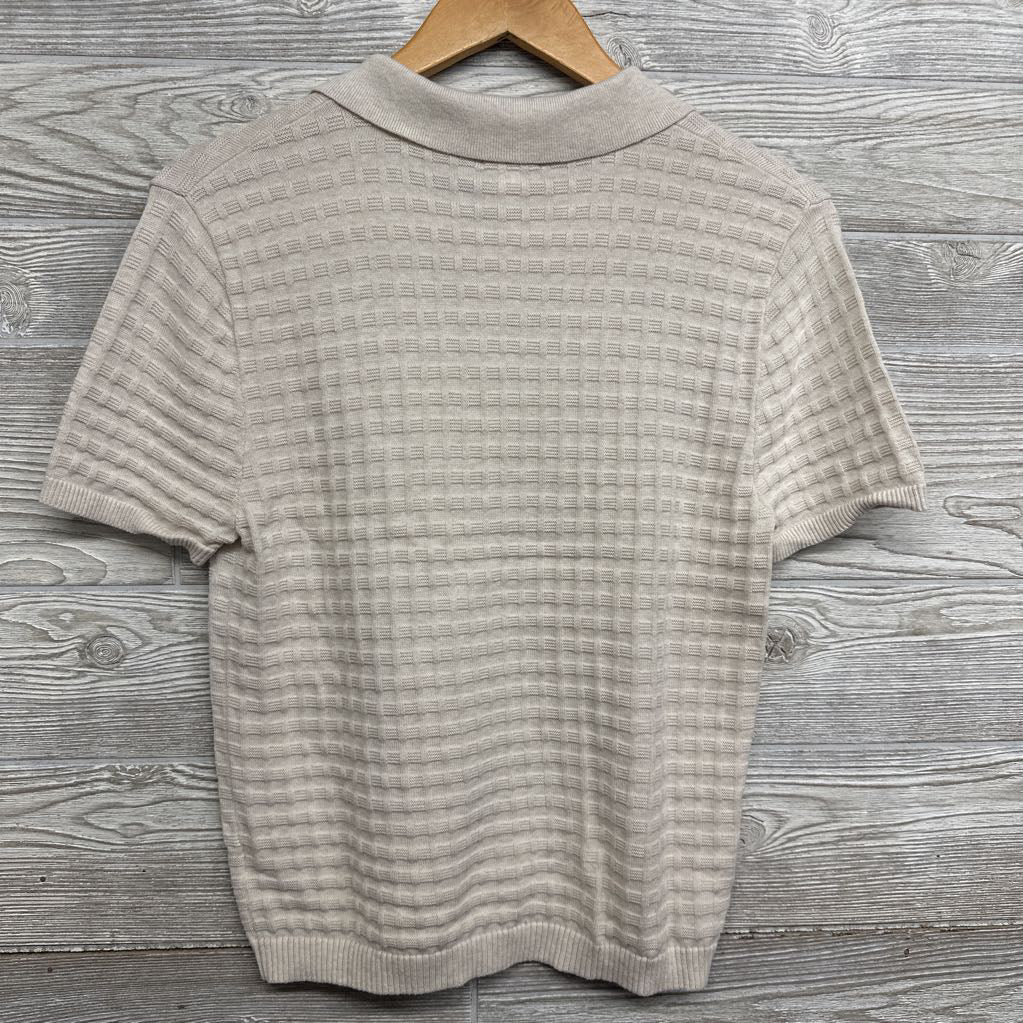 Textured Knit Polo Shirt 10-12