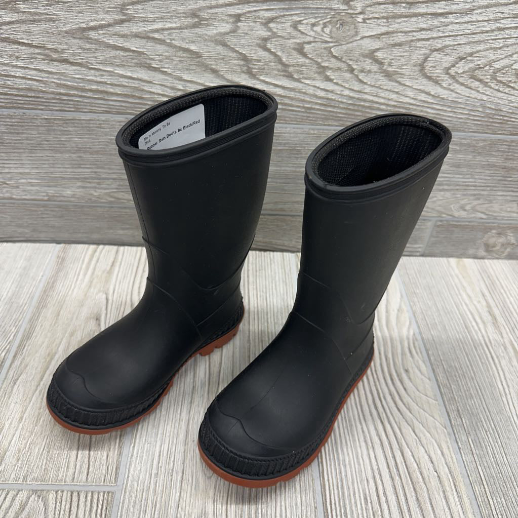 Rubber Rain Boots 8c
