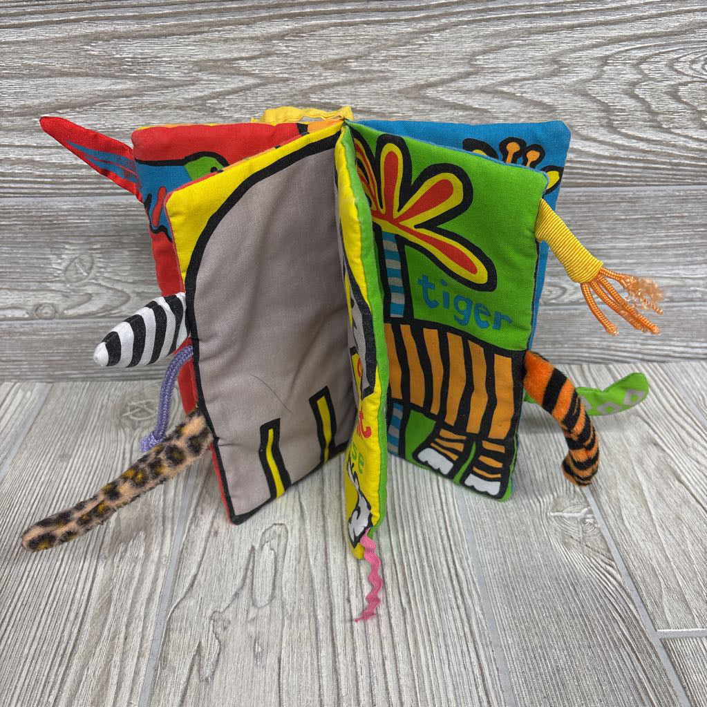 Crinkle Cloth Book Jungly Tails