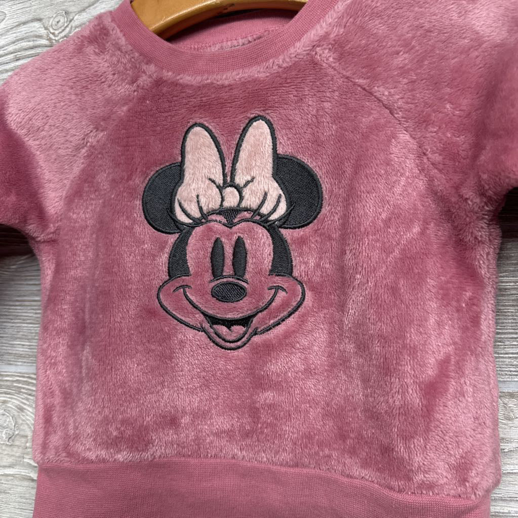 Plush Crewneck Minnie Mouse 6M