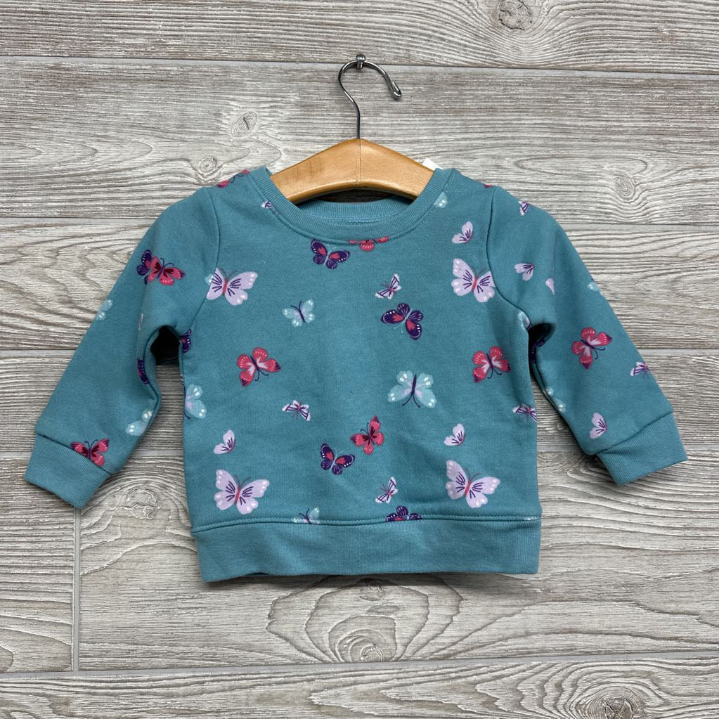 NEW Crewneck Butterflies 12M