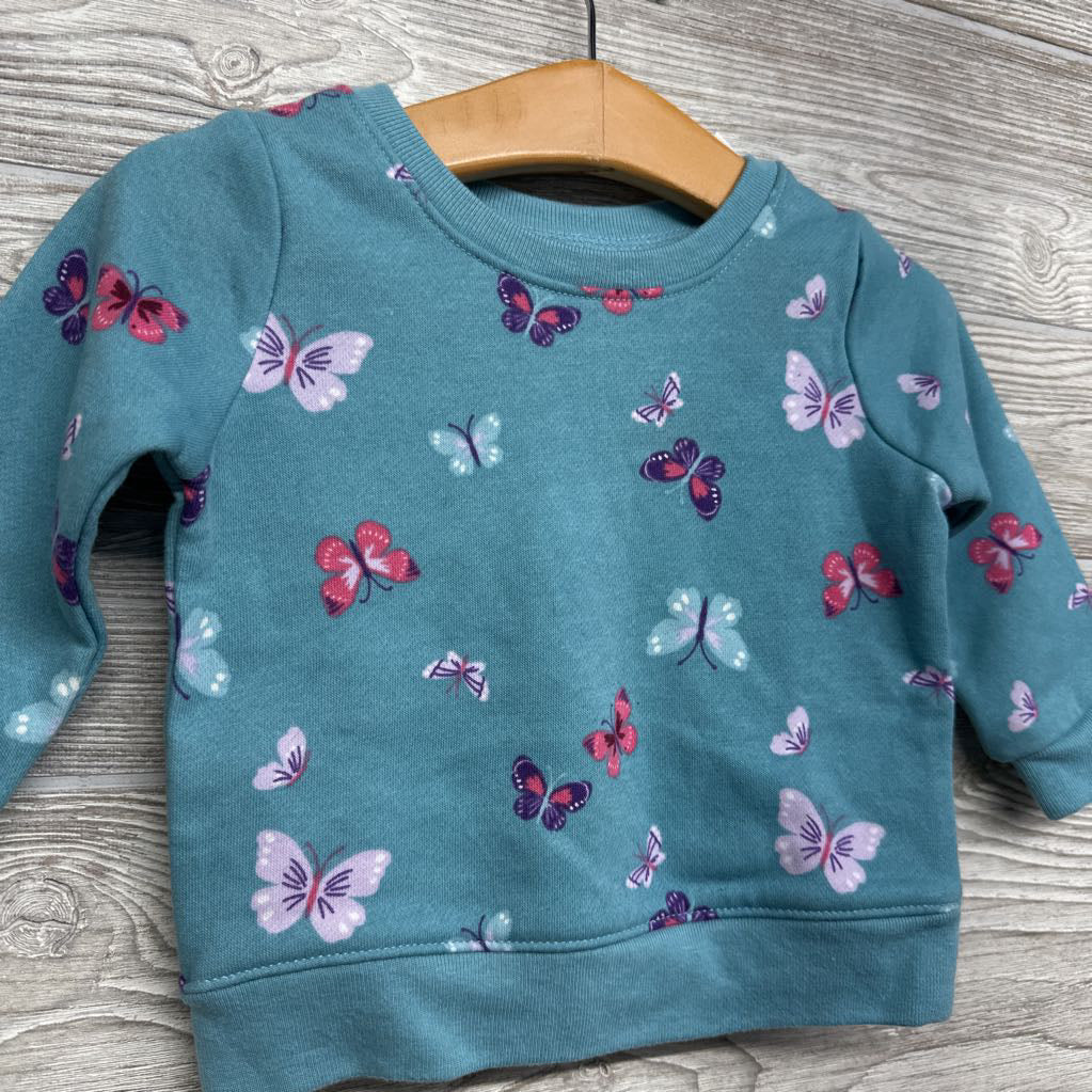 NEW Crewneck Butterflies 12M