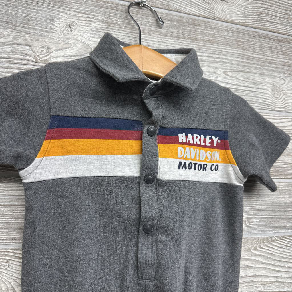 Button Up Bodysuit Stripes12-18M