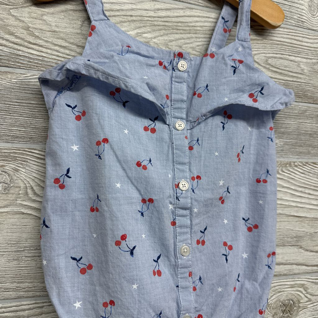 Button Up Tank Top Cherries 4