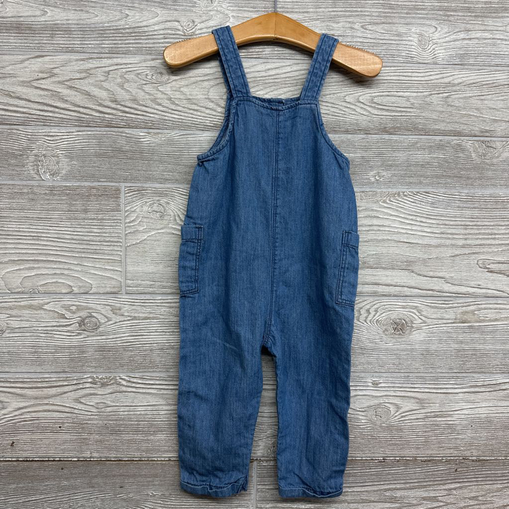 Denim Button Up Overalls 18-24M