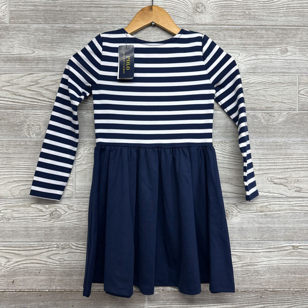 NEW Striped Ponte LS Dress 7