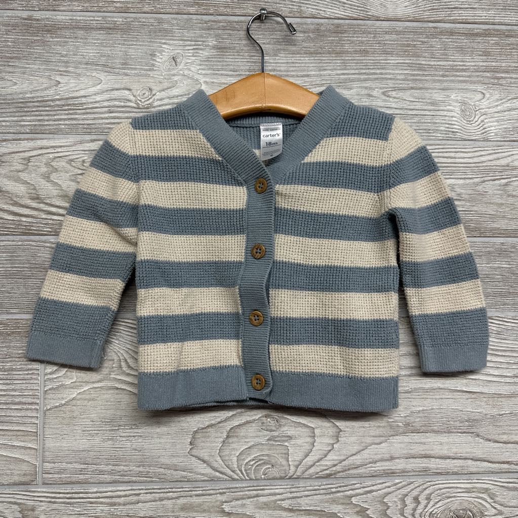 Sweater Cardigan Stripes 18M