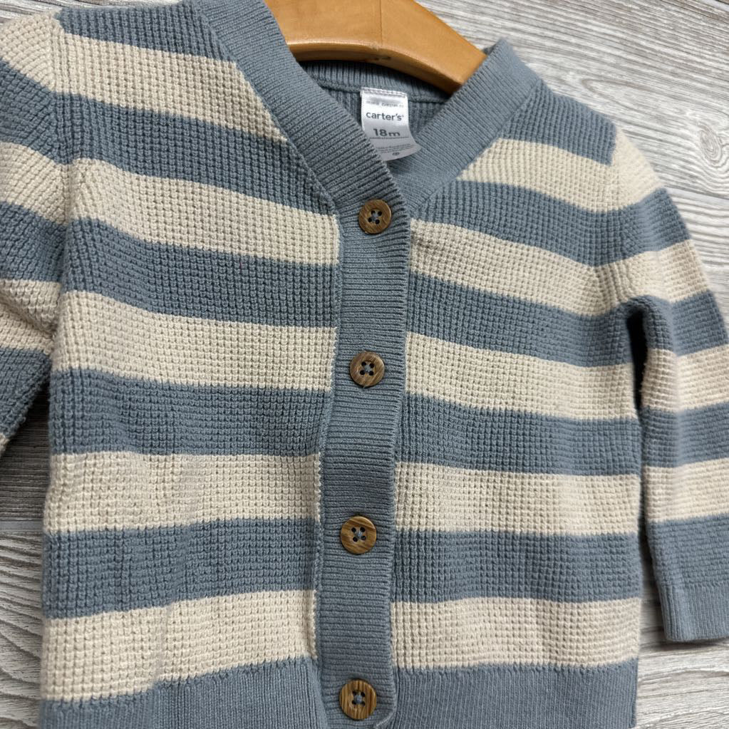 Sweater Cardigan Stripes 18M