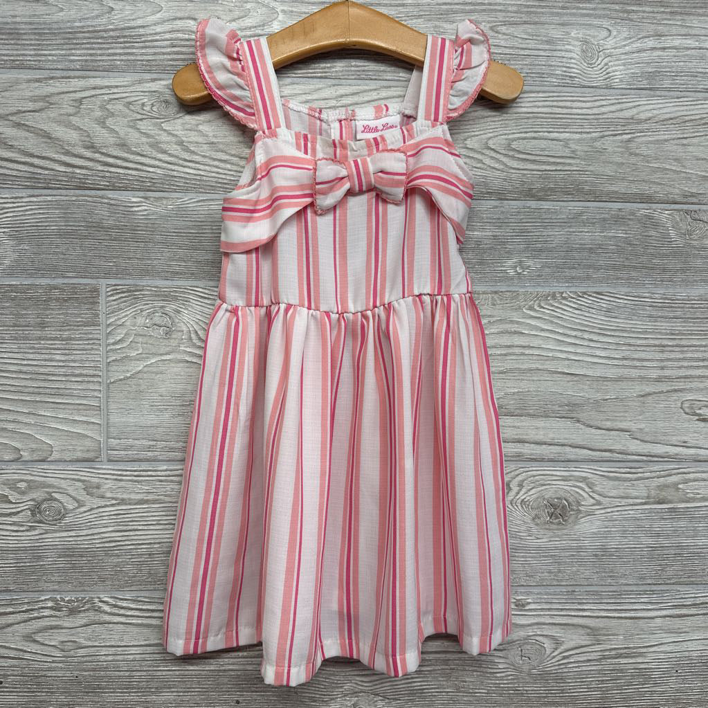 Linen Dress Stripes 2t