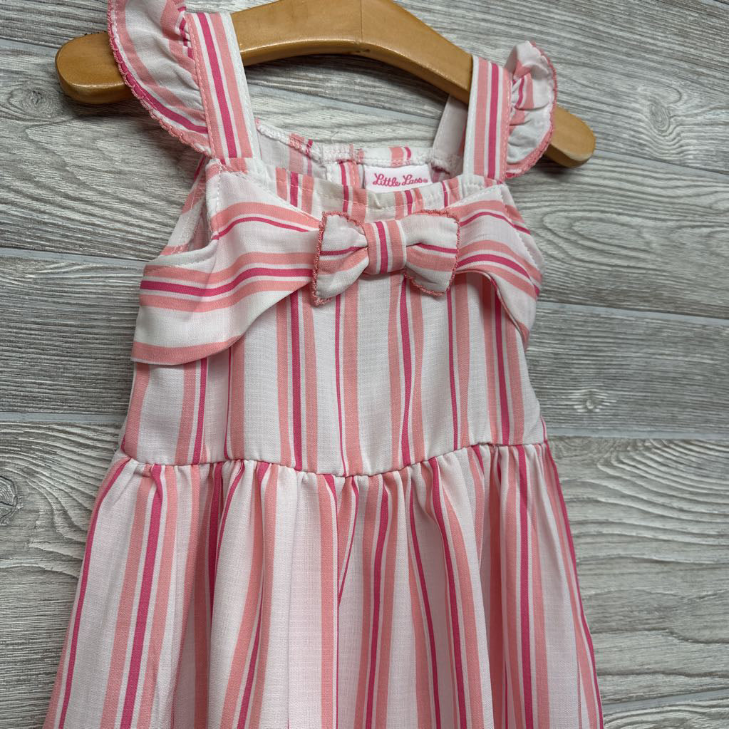 Linen Dress Stripes 2t