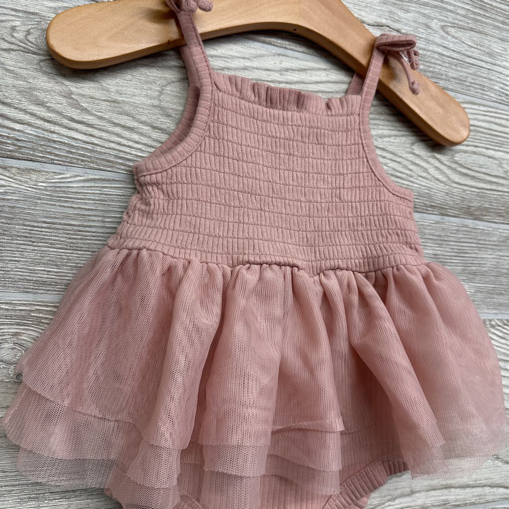 Smocked Tutu Tank Dress 3-6M