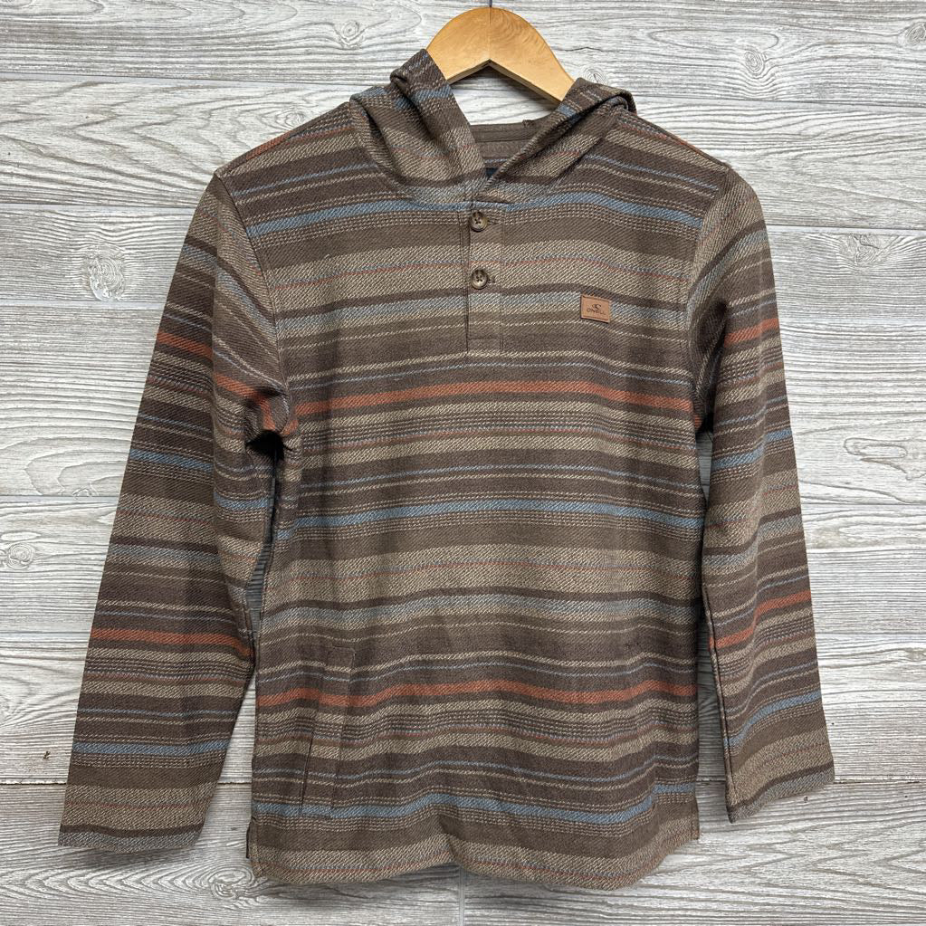 NEW Henley Pullover W/ Hood 14