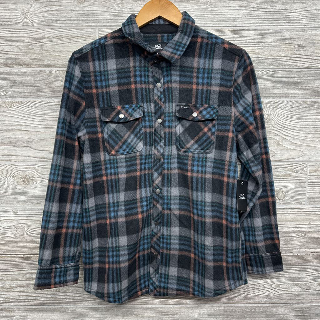 Glacier Plaid Super Fleece Button Up Shirt 16