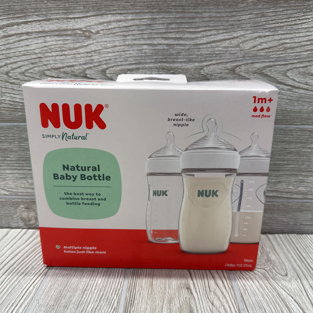 NEW 3 Pk Simply Natural Bottles
