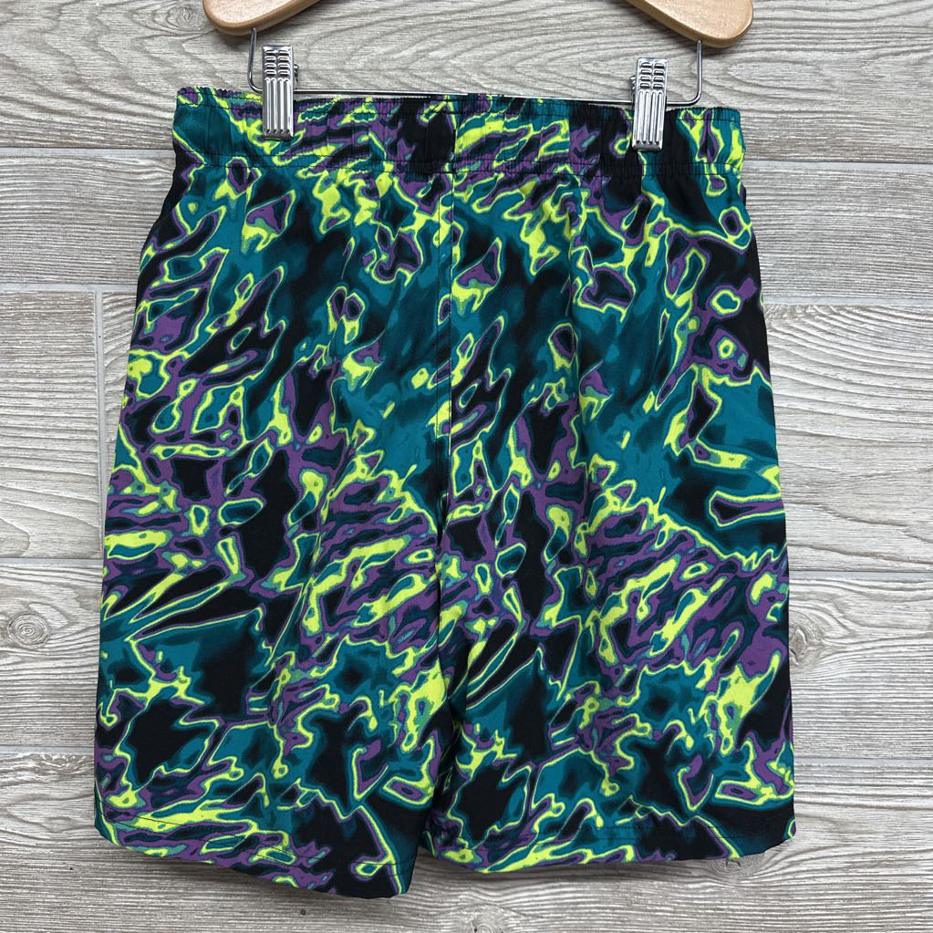 Drawstring Swim Trunks Printed 10-12