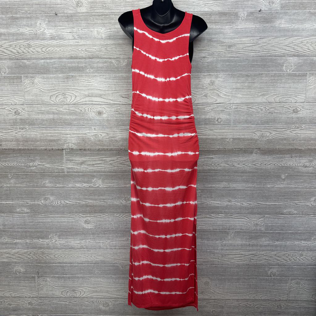 Ruched Tank Dress Tie Dye Medium