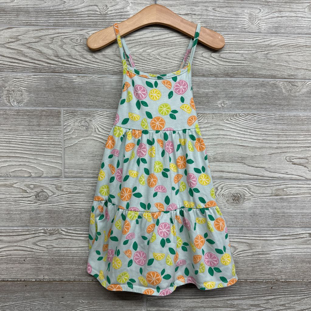Tiered Sleeveless Dress Fruit 5t