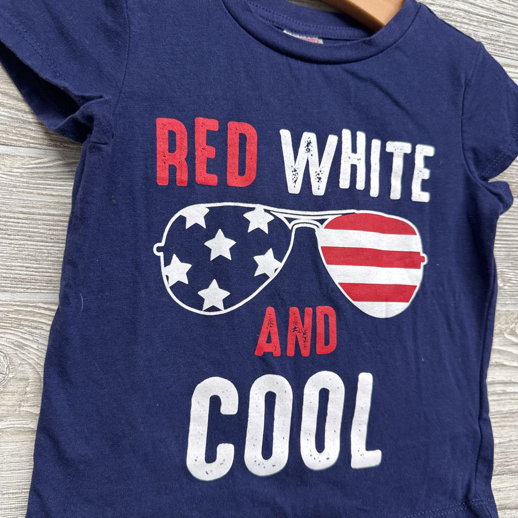 Shirt Red White & Cool 3t