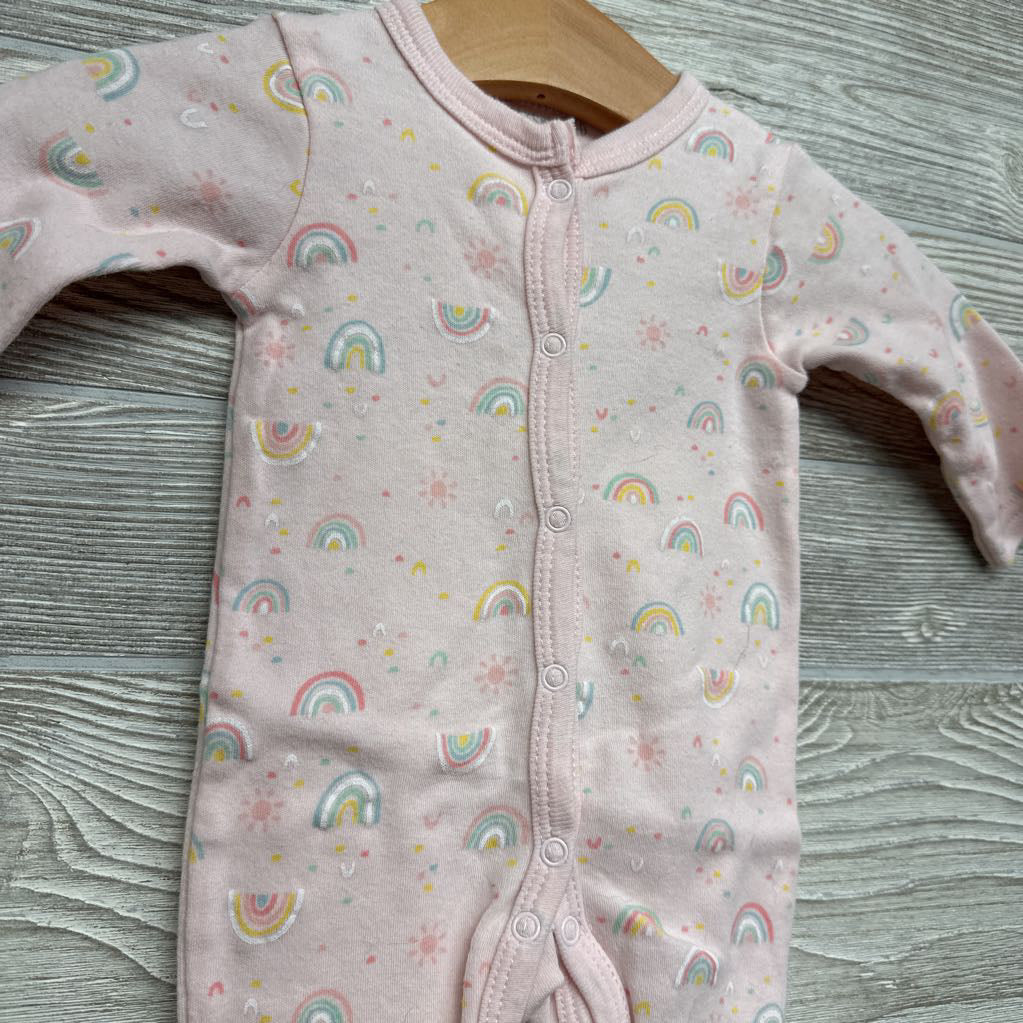 Button Sleeper Rainbows 0-3M
