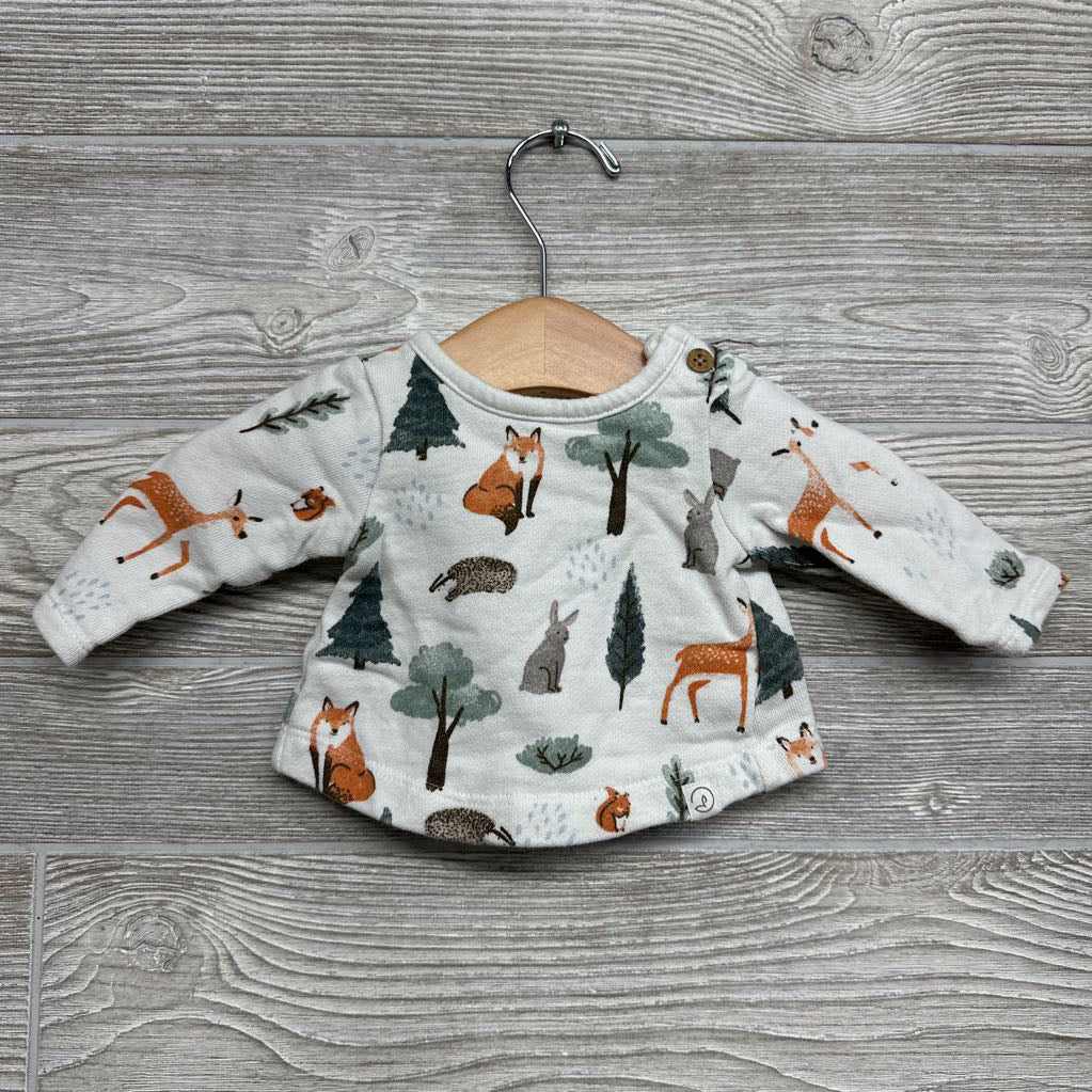 Terry Shirt Fox, Rabbit, Trees NB