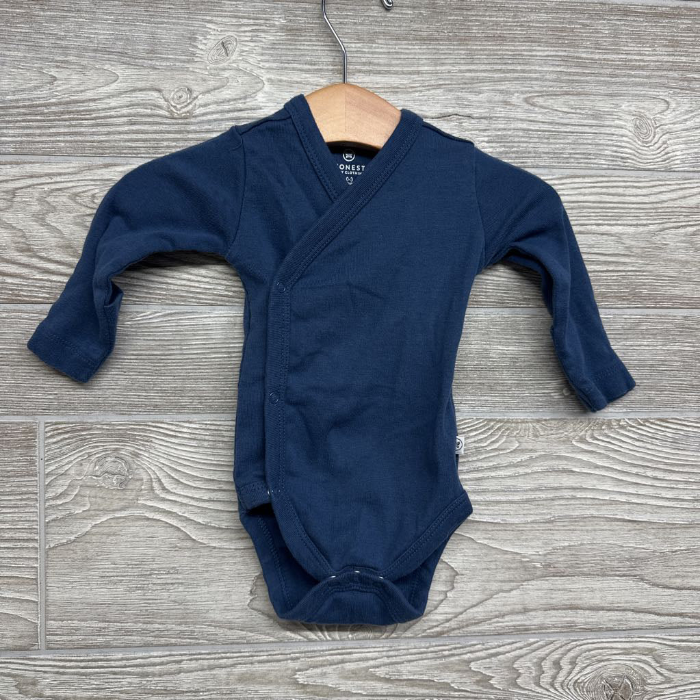 3 Pk Kimono Bodysuits Whales, Stripes 0-3M