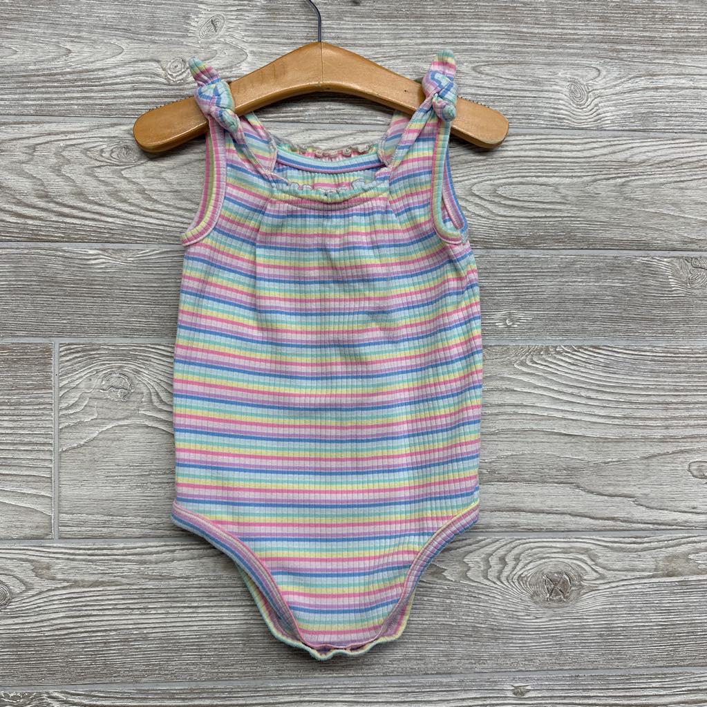 Ribbed Tank Top Bodysuit Stripes 24M