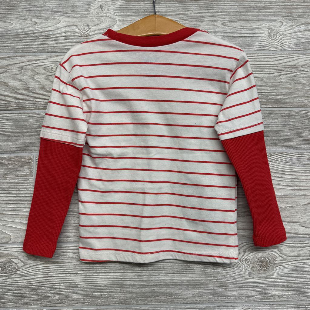 Character LS Shirt Stripes 4t