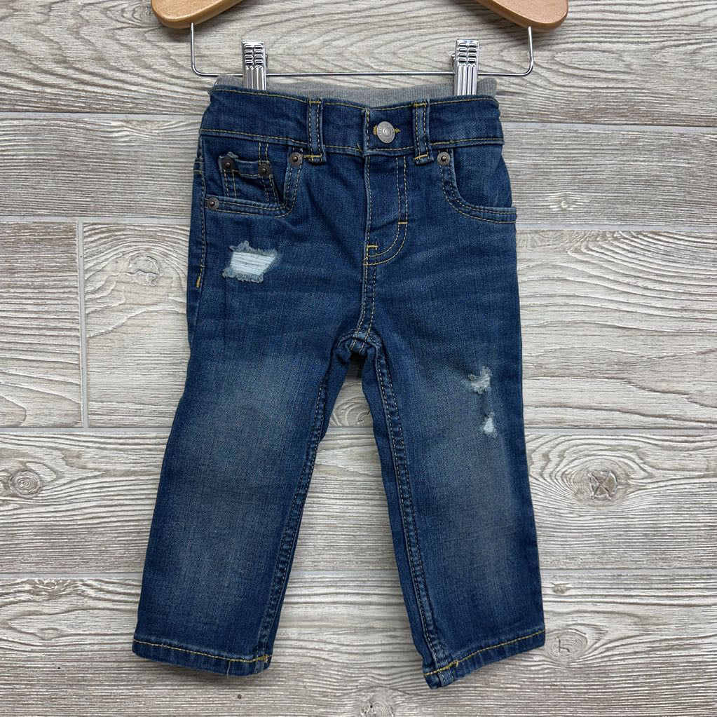 Murphy Pull On Jeans Distressed 12M