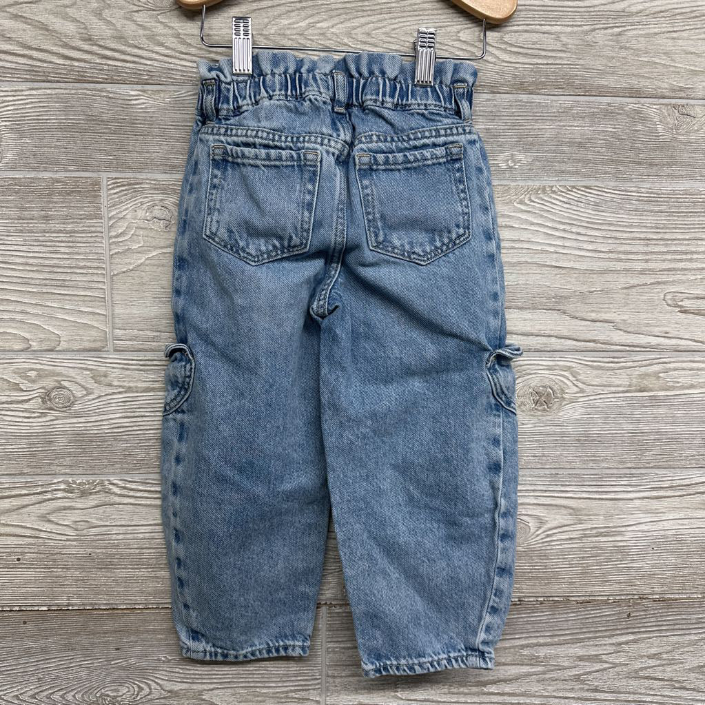 Barrel Denim Jeans Heart Side Pockets 4t