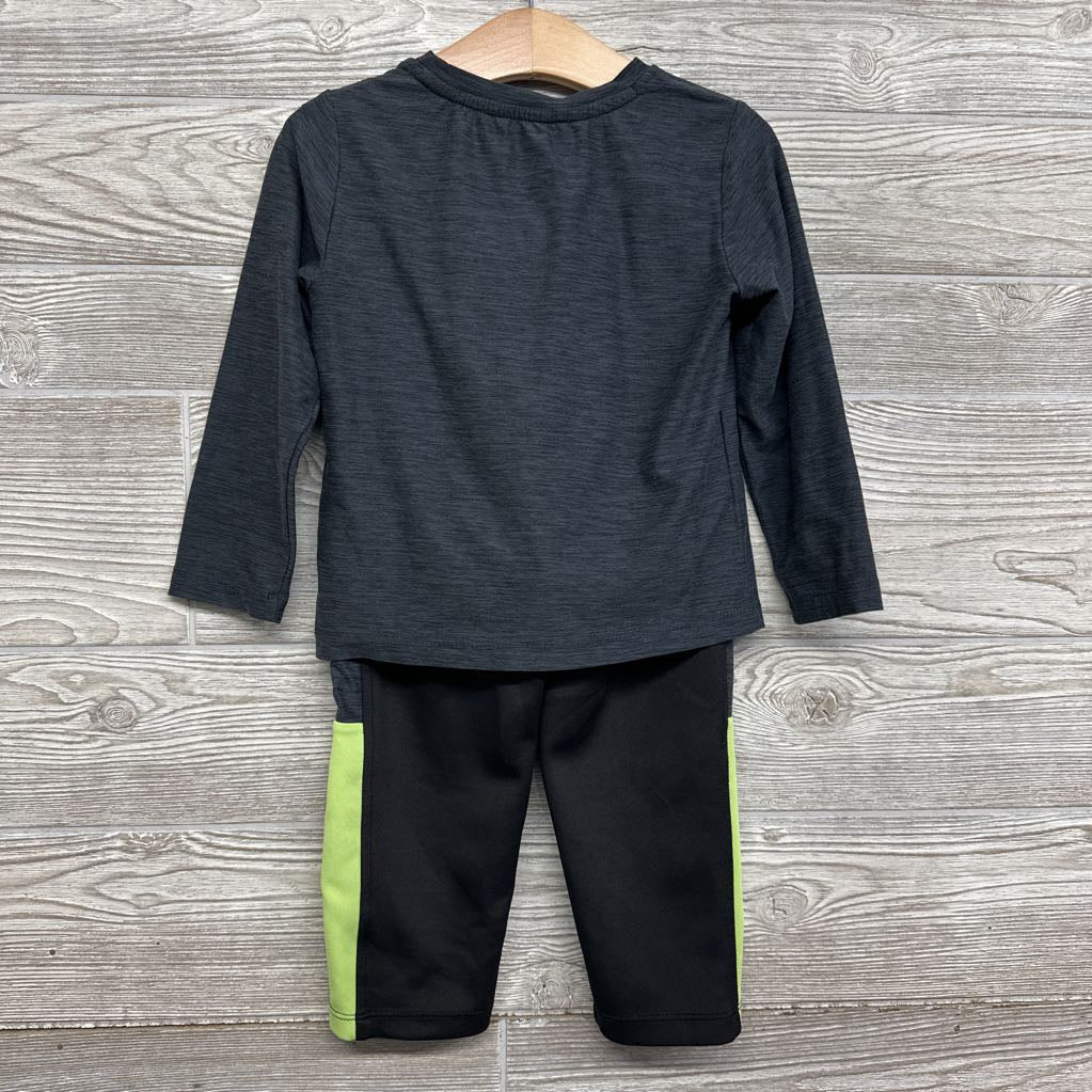 LS Shirt Never Back Down & Pants 3t