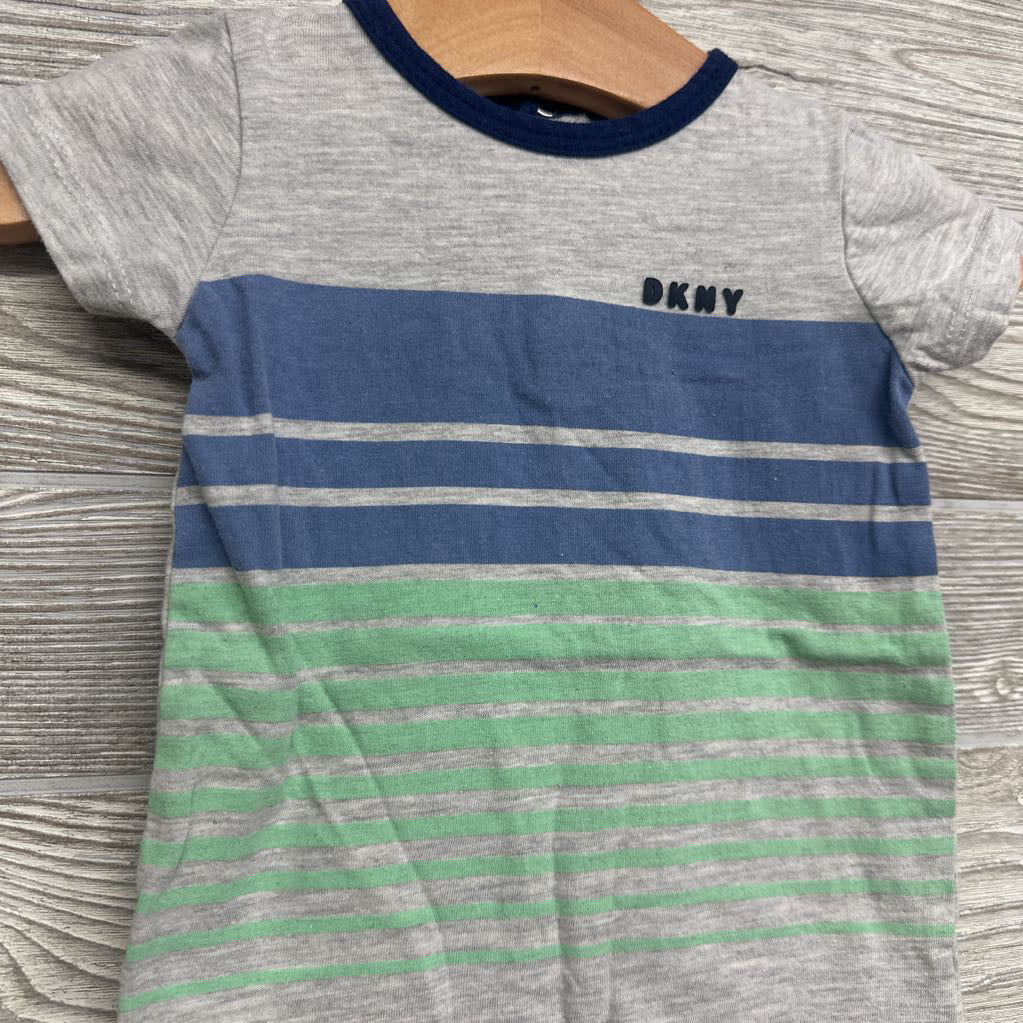 Shorty Romper Stripes 0-3M